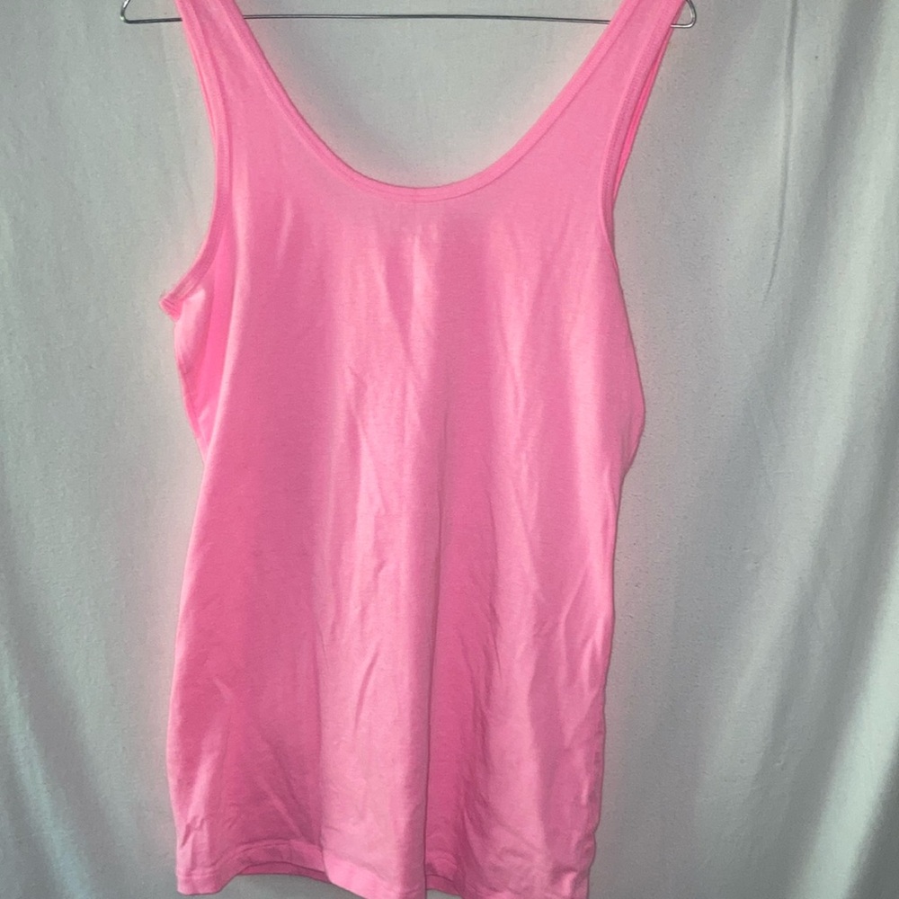 Floral and Pink Women's Tank Tops - Picture 8 of 8